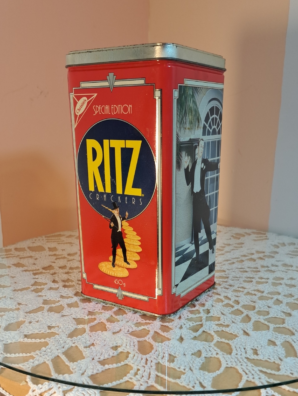 RITZ Special Edition Red Decorative Tin